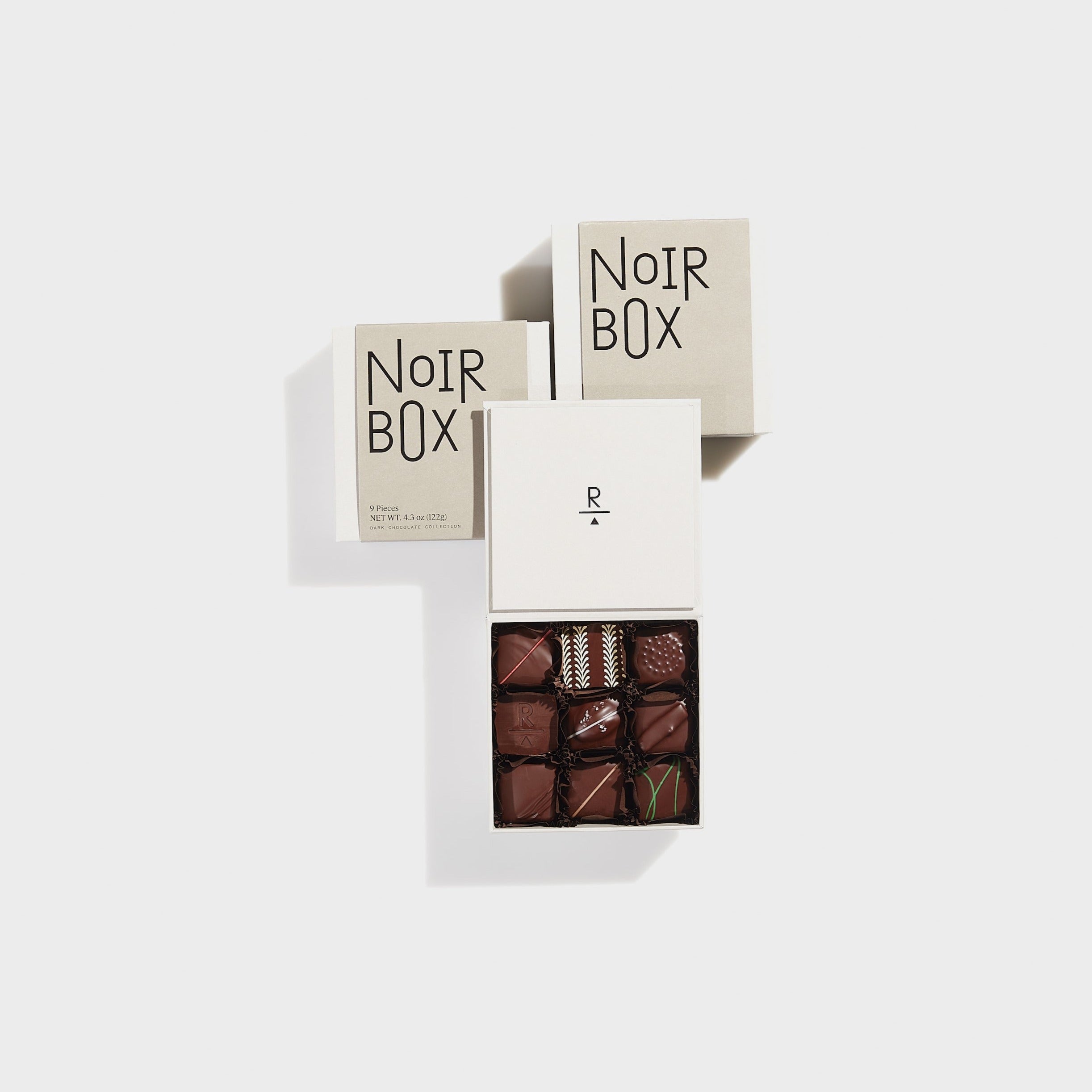 Boite La Noir 12 chocolats