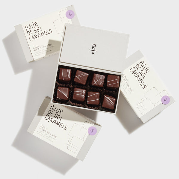 Fleur de Sel Caramels Open