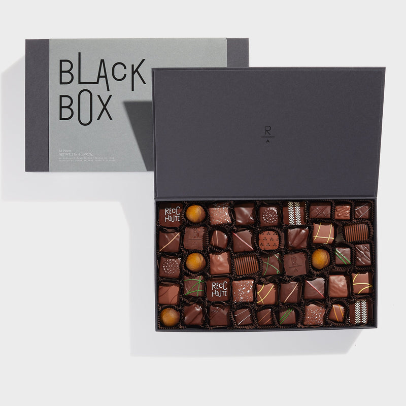 Recchiuti 88 piece Black Box open view