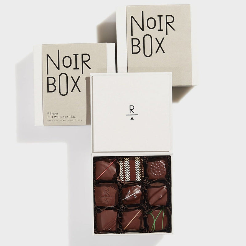 Recchiuti Noir boxed Chocolates