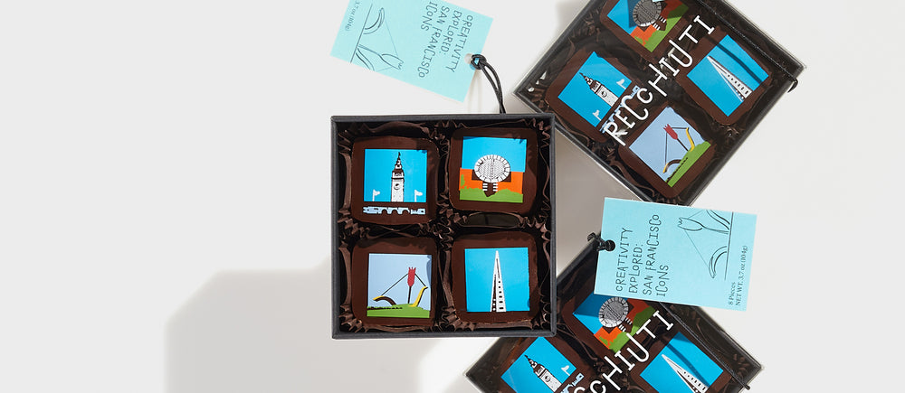 Recchiuti creative chocolate box
